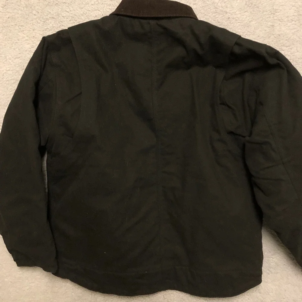 Dri-Duck Mens Black Canvas Work Jacket NAPA Filters 50th‎ Anniversary Large